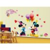 Nálepka na stenu Mickey a Minnie - Balloons