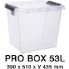 PEKDA Box úložný priehľadný 53l Pro Box 69284