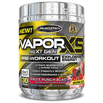 MuscleTech Vapor X5 Next Gen 232 g