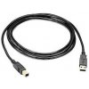 PremiumCord USB 2.0 kábel A-B, 1 m čierny