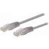 Kabel C-TECH patchcord Cat5e, UTP, šedý, 25m CB-PP5-25