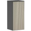 Hansgrohe Xevolos E - Bočná skrinka 41x89x36 cm, 1 dvierka, pánty vpravo, matná sivá/bronz 54217390