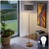 Polux | LED stojacia lampa TUNJA 1xE27/20W/230V priemer 38 cm zlatá/taupe | SA2189I
