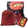 LEGO Ninjago Red EASY – školská aktovka 3-dielny set (LEGO20015-2202)