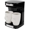 NEDIS NEDIS kávovar/ na dve šálky/ kapacita 0,25 l/ automatické vypnutie/ čierný
