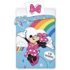 Faro obliečky Minnie Mouse rainbow 140x200 70x90