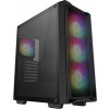 DEEPCOOL Case CC560 MESH V2, ATX, ARGB, Průhledná bočnice, 4x120mm Fan, černá