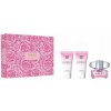 Versace Bright Crystal EDT 50 ml + sprchový gél 50 ml + telové mlieko 50 ml darčeková sada