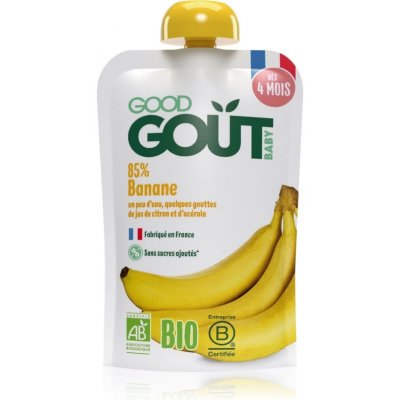 Good Gout BIO Banana ovocný príkrm banán 120 g