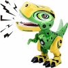 Dinosaurus se světlem a zvukem zelený