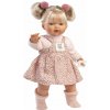 Llorens 33158 ROBERTA - realistická bábika so zvukmi a mäkkým látkovým telom - 33 cm