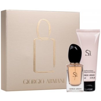 Giorgio Armani Si EDP 30 ml + telové mlieko 75 ml darčeková sada