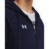 Under Armour mikina s kapucňou UA Rival Fleece FZ Hoodie-BLU 1379767-410