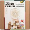 folia adventný kalendár - súprava MAKRAMÉ