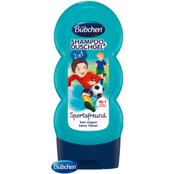 Bübchen Kids šampón a sprchový gel Malý futbalista 230 ml