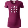 Röntgen - ikony - Dámske tričko z organickej bavlny Origin (GOTS) - XS ( Fuchsiová )