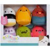 SQUISHMALLOWS Micromallows 6Pack – Uhorka, Úhor, Plameniak, Kohút, Sushi, Lemur