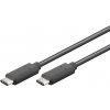 PremiumCord USB-C/male - USB-C/male, černý, 0,5m ku31cc05bk