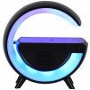 KIK KX3383 Multifunkčný Bluetooth reproduktor RGB s bezdrôtovou nabíjačkou, čierny