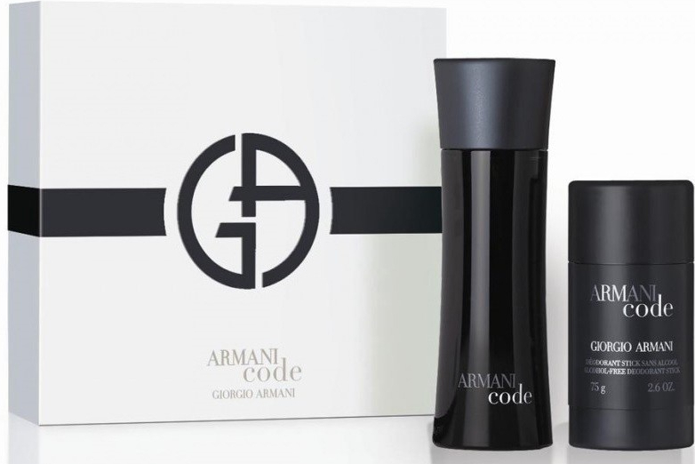 Giorgio Armani Black Code EDT 75 ml + deostick 75 ml darčeková sada