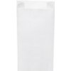 Wimex Papierové vrecko s bočným skladom biele 12+5 x 24 cm `1kg` (1000 ks)