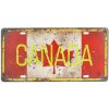 Retro tabula ŠPZ Canada 30x15cm (Dekorácia v retro štýle z kovu)