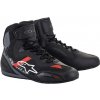 ALPINESTARS topánky FASTER-3 Rideknit black / gray / bright red - 47/13