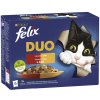 Felix DUO Lahodný výber v želé, hovädzie, jahňacie a morka 12 x 85 g