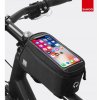 AppleMix Športové ROSWHEEL na bicykel Apple iPhone 6 / 6S Plus / 7 / 8 Plus / X / Xs / Xr / Xs Max - čierne / červené