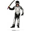 Kostým ninja skeleton - věk 10 - 12 roků - 142 - 148 cm