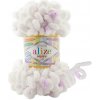 Alize Puffy Color 100g Farba: bielo - fialová 6470