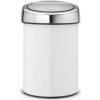 Dotykový odpadkový kôš TOUCH BIN 3 l, biela, Brabantia