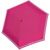 Knirps Rookie Flamingo Reflective ľahký skladací dáždnik růžový