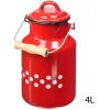 Smaltovaná kanvica na polievku, mlieko a tekutiny, 4L, Perfect Home 7774
