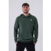 Nebbia Mikina cez hlavu s kapucňou a predným vreckom 331 - DARK GREEN - XXL
