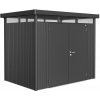 Biohort HighLine H2 dvojkrídlové dvere 275 x 195 x 222 cm, tmavosivý metalický