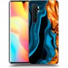 Picasee silikónový čierny obal pre Xiaomi Mi Note 10 Lite - Gold blue