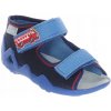Befado detské papuče na suchý zips modré, veľkosť 23