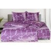 Bavlnené obliečky BASIC predľžené MARBENA fialové