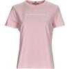 Tommy Hilfiger Tričká s krátkym rukávom REG FROSTED CORP LOGO C NK SS Ružová