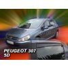 Deflektory na Peugeot 307 Htb 2001-2008 (+zadné)