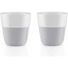 Eva Solo Šálka na espresso x so silikónovým krytom svetlošedá 2 x 80 ml
