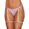 Allure Say it with Garters tanga růžová