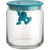Dóza na potraviny GIANNI 750 ml, modré viečko, sklo, Alessi