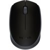 Logitech M171/Kancelářská/Optická/Bezdrátová USB/Černá 910-004424