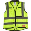 Milwaukee Reflexná vesta PREMIUM Hi VISIBLE žltá