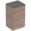 Geberit Smyle Square skrinka 36x32.6x60 cm bočné závesné orech 500.360.JR.1