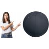 Lopta na sedenie a cvičenie LEITZ ERGO 75 cm tmavošedá 65430089