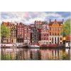 EDUCA Puzzle Tancujúce domy, Amsterdam 1000 dielikov
