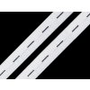 Guma dierková šírka 20 mm - 30 m 1 biela